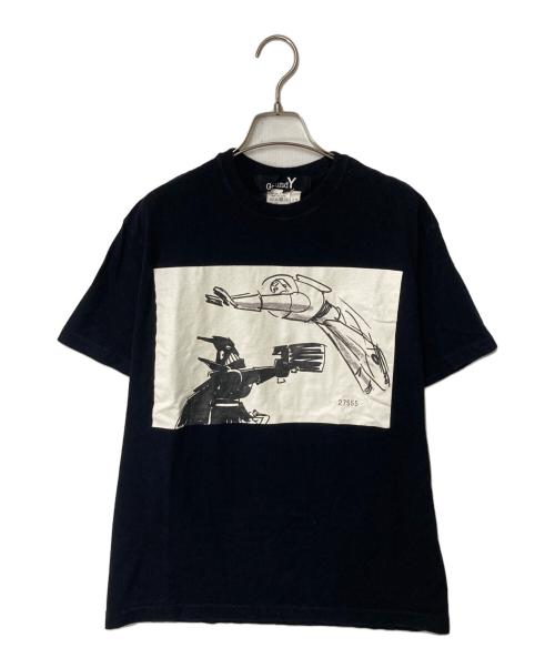 GROUND Y（グラウンドワイ）GROUND Y (グラウンドワイ) PIXAR (ピクサー) Buzz & Zurg Graphic Cut Sew ブラック×ホワイト サイズ:Sの古着・服飾アイテム