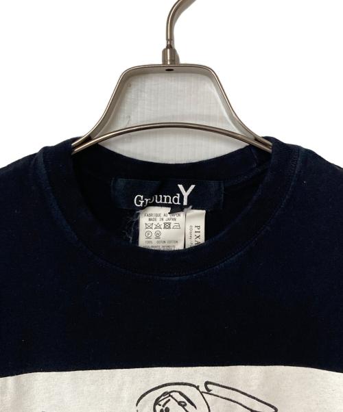 GROUND Y（グラウンドワイ）GROUND Y (グラウンドワイ) PIXAR (ピクサー) Buzz & Zurg Graphic Cut Sew ブラック×ホワイト サイズ:Sの古着・服飾アイテム