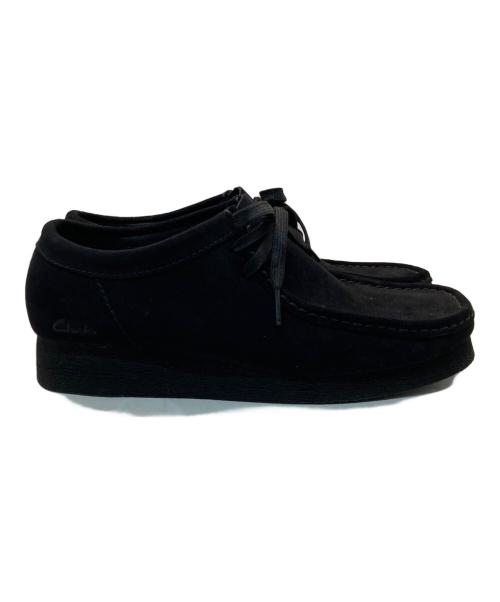 CLARKS（クラークス）CLARKS (クラークス) ワラビーモカシンシューズ ブラック サイズ:UK7.5/US8.5/EU41.5/CN260の古着・服飾アイテム
