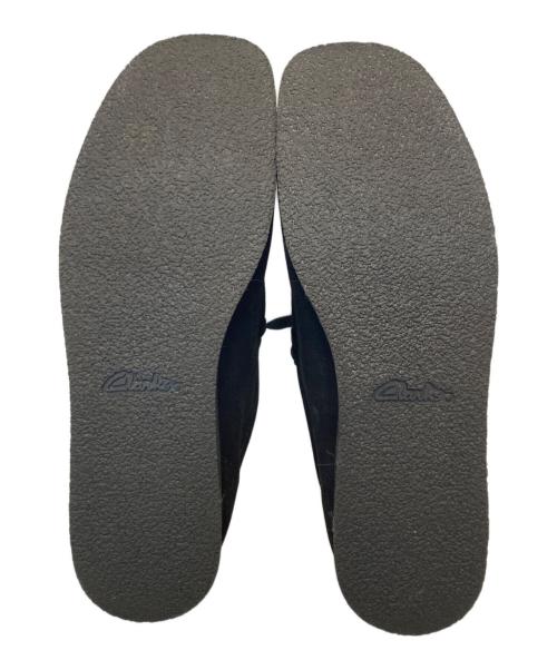 CLARKS（クラークス）CLARKS (クラークス) ワラビーモカシンシューズ ブラック サイズ:UK7.5/US8.5/EU41.5/CN260の古着・服飾アイテム