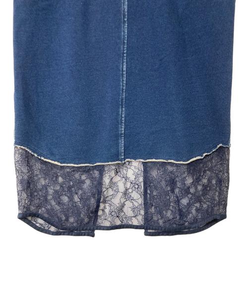 Mame Kurogouchi（マメクロゴウチ）Mame Kurogouchi (マメクロゴウチ) Denim Jersey skirt ブルー サイズ:2の古着・服飾アイテム