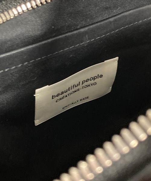 beautiful people（ビューティフルピープル）beautiful people (ビューティフルピープル) ERIN square duffle bag small ブラックの古着・服飾アイテム