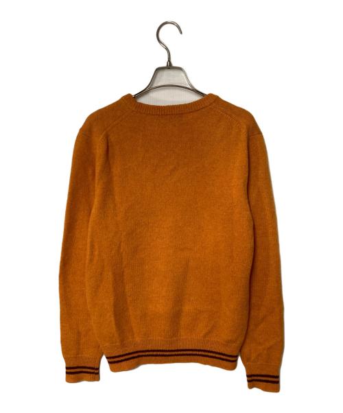 FRED PERRY（フレッドペリー）FRED PERRY (フレッドペリー) ロゴ刺繍ニット オレンジ サイズ:XSの古着・服飾アイテム
