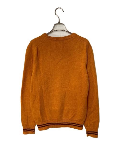FRED PERRY（フレッドペリー）FRED PERRY (フレッドペリー) ロゴ刺繍ニット オレンジ サイズ:XSの古着・服飾アイテム