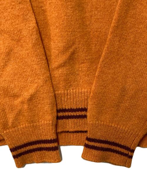 FRED PERRY（フレッドペリー）FRED PERRY (フレッドペリー) ロゴ刺繍ニット オレンジ サイズ:XSの古着・服飾アイテム