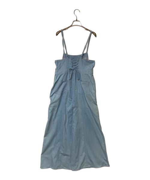 Loulou Willoughby（ルルウィルビー）Loulou Willoughby (ルルウィルビー) エコデニムサロペット インディゴ サイズ:2 未使用品の古着・服飾アイテム