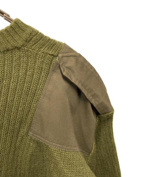 イタリア軍（イタリアグン）イタリア軍 (イタリアグン) 90's Vネックニット カーキ サイズ:Ⅼの古着・服飾アイテム