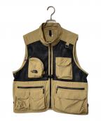 THE NORTH FACEザ ノース フェイス）の古着「Utility Mesh Vest」｜ベージュ×ブラック