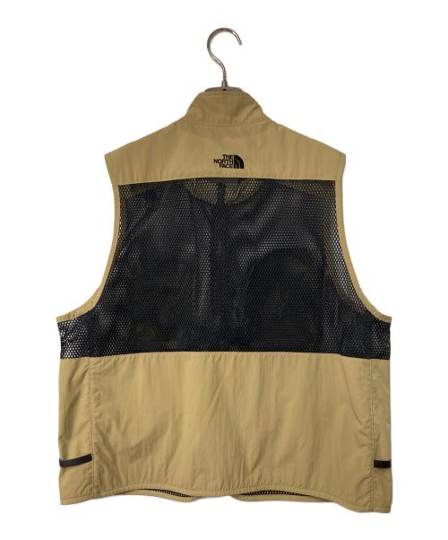 THE NORTH FACE（ザ ノース フェイス）THE NORTH FACE (ザ ノース フェイス) Utility Mesh Vest ベージュ×ブラック サイズ:Mの古着・服飾アイテム