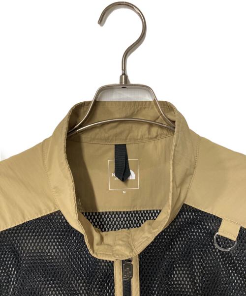 THE NORTH FACE（ザ ノース フェイス）THE NORTH FACE (ザ ノース フェイス) Utility Mesh Vest ベージュ×ブラック サイズ:Mの古着・服飾アイテム