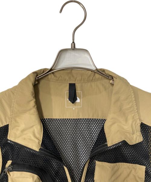 THE NORTH FACE（ザ ノース フェイス）THE NORTH FACE (ザ ノース フェイス) Utility Mesh Vest ベージュ×ブラック サイズ:Mの古着・服飾アイテム