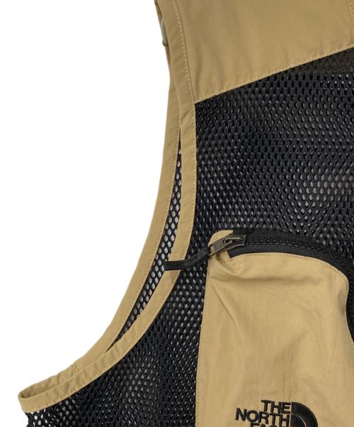 THE NORTH FACE（ザ ノース フェイス）THE NORTH FACE (ザ ノース フェイス) Utility Mesh Vest ベージュ×ブラック サイズ:Mの古着・服飾アイテム