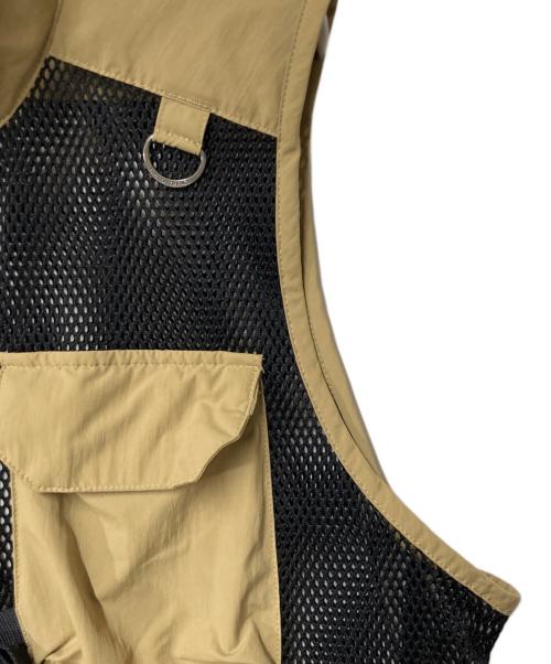 THE NORTH FACE（ザ ノース フェイス）THE NORTH FACE (ザ ノース フェイス) Utility Mesh Vest ベージュ×ブラック サイズ:Mの古着・服飾アイテム
