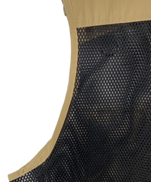 THE NORTH FACE（ザ ノース フェイス）THE NORTH FACE (ザ ノース フェイス) Utility Mesh Vest ベージュ×ブラック サイズ:Mの古着・服飾アイテム