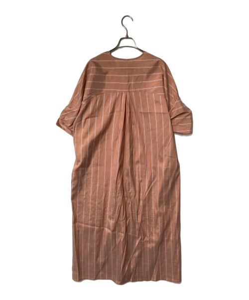ticca（ティッカ）ticca (ティッカ) ツイストスリーブワンピース ピンク サイズ:Fの古着・服飾アイテム