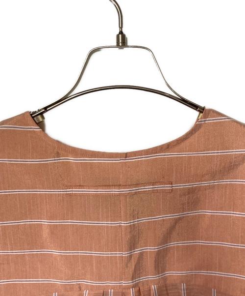 ticca（ティッカ）ticca (ティッカ) ツイストスリーブワンピース ピンク サイズ:Fの古着・服飾アイテム