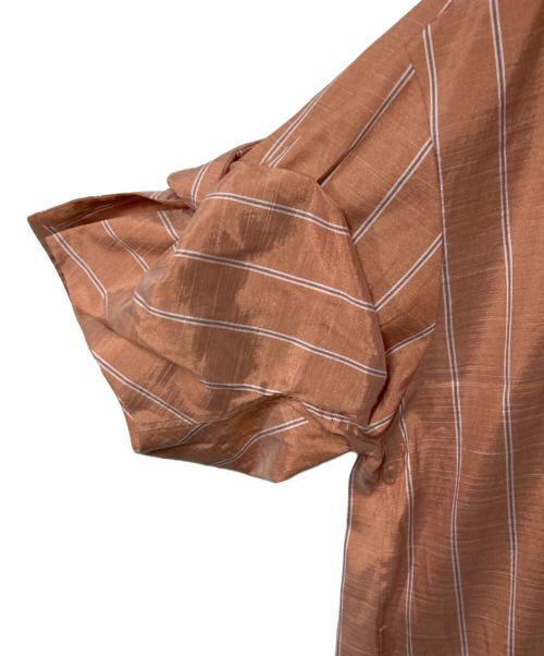 ticca（ティッカ）ticca (ティッカ) ツイストスリーブワンピース ピンク サイズ:Fの古着・服飾アイテム