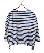 holidayホリデー）の古着「RUSSELL BORDER MINI DRESS」｜ブルー×ホワイト