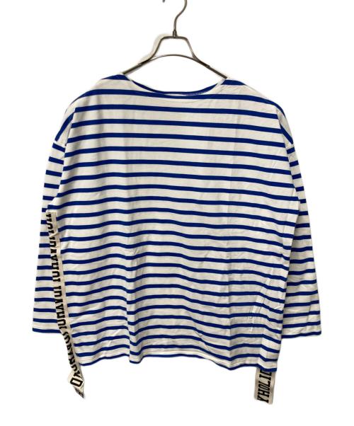 holiday（ホリデー）HOLIDAY (ホリデー) RUSSELL BORDER MINI DRESS ブルー×ホワイト サイズ:FREEの古着・服飾アイテム