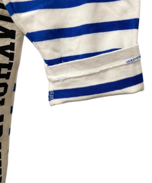 holiday（ホリデー）HOLIDAY (ホリデー) RUSSELL BORDER MINI DRESS ブルー×ホワイト サイズ:FREEの古着・服飾アイテム