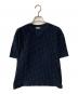 Dior Homme（ディオール オム）の古着「ディオールオブリークテリーコットンジャガードTシャツ」｜ネイビー