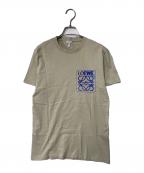 LOEWEロエベ）の古着「アナグラム フェイクポケットTシャツ」｜ベージュ