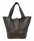 HERMESエルメス）の古着「ピコタンMM ハンドバッグ」｜ブラウン