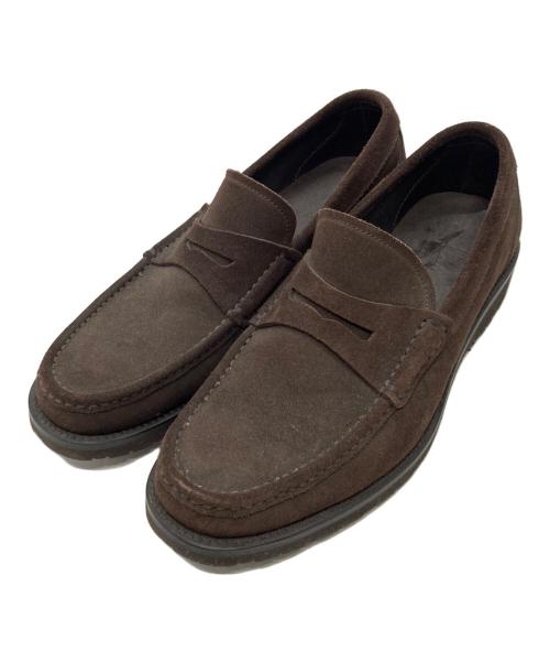 Salvatore Ferragamo（サルヴァトーレ フェラガモ）Salvatore Ferragamo (サルヴァトーレ フェラガモ) スエードローファー ブラウン サイズ:7の古着・服飾アイテム