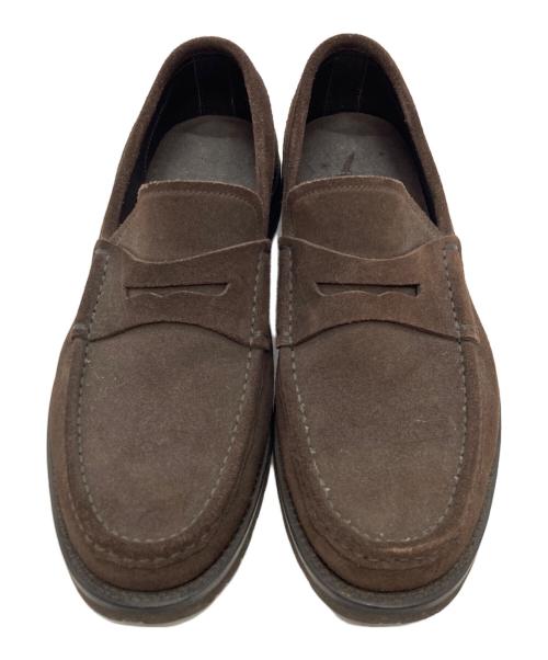 Salvatore Ferragamo（サルヴァトーレ フェラガモ）Salvatore Ferragamo (サルヴァトーレ フェラガモ) スエードローファー ブラウン サイズ:7の古着・服飾アイテム