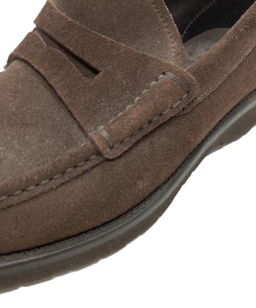 Salvatore Ferragamo（サルヴァトーレ フェラガモ）Salvatore Ferragamo (サルヴァトーレ フェラガモ) スエードローファー ブラウン サイズ:7の古着・服飾アイテム