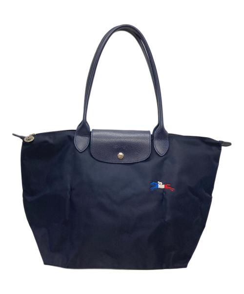 LONGCHAMP（ロンシャン）LONGCHAMP (ロンシャン) ル・プリアージュ トートバッグ ネイビーの古着・服飾アイテム
