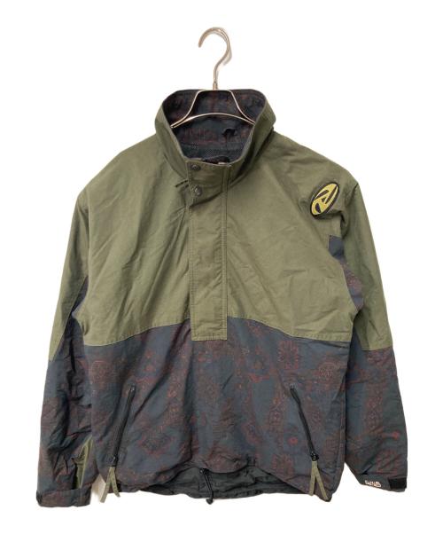 BURTON（バートン）BURTON (バートン) アノラックパーカー カーキ×ブラック サイズ:Sの古着・服飾アイテム
