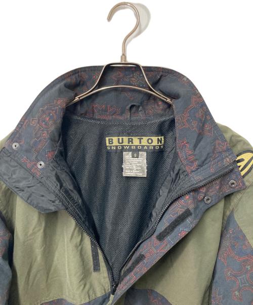 BURTON（バートン）BURTON (バートン) アノラックパーカー カーキ×ブラック サイズ:Sの古着・服飾アイテム