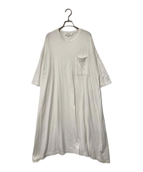 ENFOLD（エンフォルド）ENFOLD (エンフォルド) カットソーワンピース ホワイト サイズ:38の古着・服飾アイテム