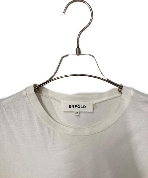ENFOLD（エンフォルド）ENFOLD (エンフォルド) カットソーワンピース ホワイト サイズ:38の古着・服飾アイテム