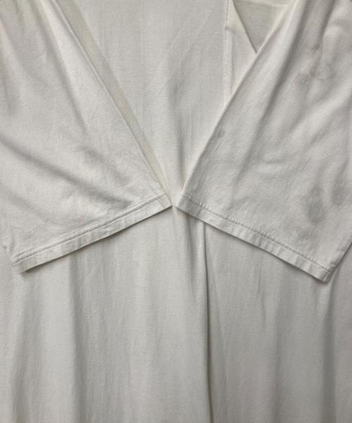ENFOLD（エンフォルド）ENFOLD (エンフォルド) カットソーワンピース ホワイト サイズ:38の古着・服飾アイテム