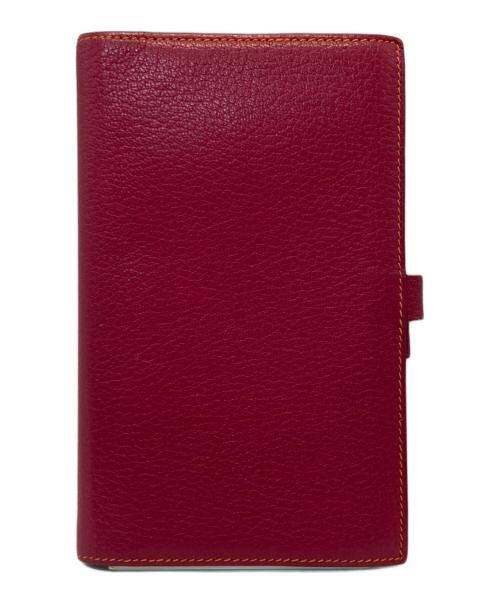 HERMES（エルメス）HERMES (エルメス) アジェンダVision  ピンク×オレンジの古着・服飾アイテム