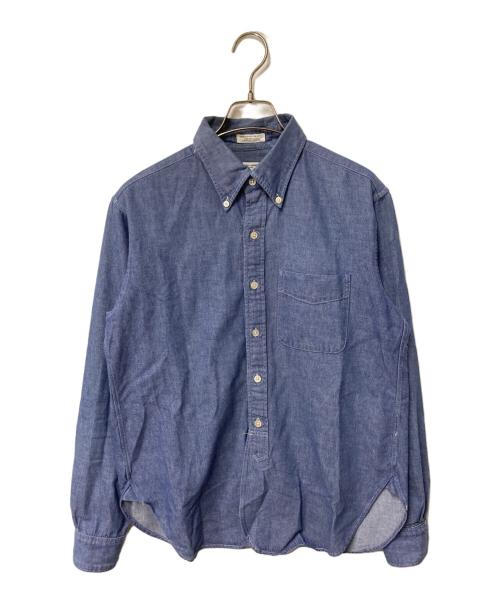 Engineered Garments（エンジニアド ガーメンツ）Engineered Garments (エンジニアド ガーメンツ) シャンブレーボタンダウンシャツ ブルー サイズ:Sの古着・服飾アイテム