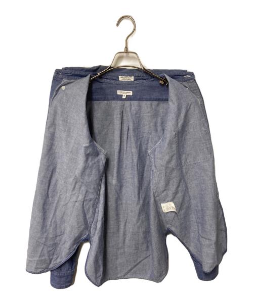 Engineered Garments（エンジニアド ガーメンツ）Engineered Garments (エンジニアド ガーメンツ) シャンブレーボタンダウンシャツ ブルー サイズ:Sの古着・服飾アイテム