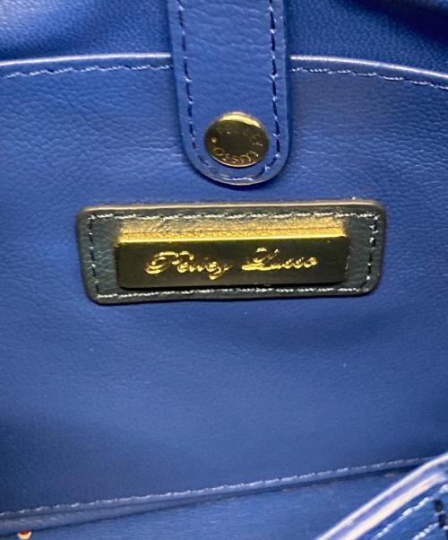 Pelley Lusso（ペレリールッソ）Pelley Lusso (ペレリールッソ) 2WAYバッグ ブルーの古着・服飾アイテム