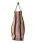 MARNI (マルニ) MARKET STRIPE BAG ピンク×ブラウン：12000円
