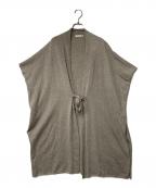 evam evaエヴァムエヴァ）の古着「wool poncho」｜グレー