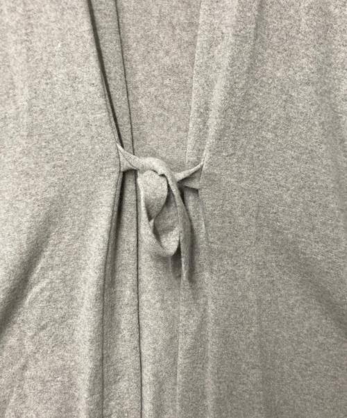 evam eva（エヴァムエヴァ）evam eva (エヴァムエヴァ) wool poncho グレー サイズ:Freeの古着・服飾アイテム