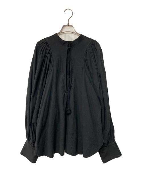 SANA（サナ）SANA (サナ) back front blouse ブラック サイズ:Freeの古着・服飾アイテム