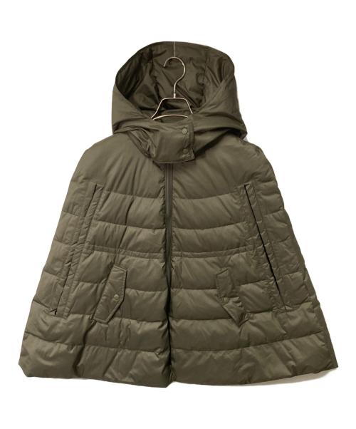 theory luxe（セオリーリュクス）theory luxe (セオリーリュクス) フーデッドケープダウンコート カーキ サイズ:38の古着・服飾アイテム