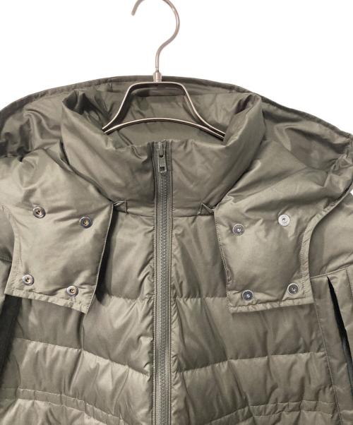 theory luxe（セオリーリュクス）theory luxe (セオリーリュクス) フーデッドケープダウンコート カーキ サイズ:38の古着・服飾アイテム