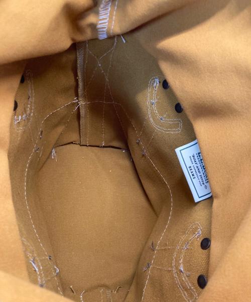 L.L.Bean（エルエルビーン）L.L.Bean (エルエルビーン) BEAMS (ビームス) 別注 Deep Bottom Leather Handle Zip Tote S ブラウンの古着・服飾アイテム