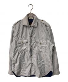 Eddie Bauer（エディーバウアー）の古着「ミリタリージャケット」｜ライトグレー