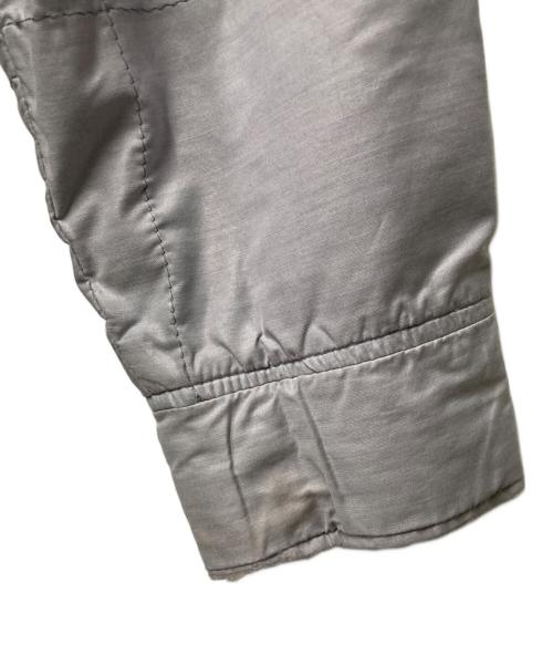 Eddie Bauer（エディーバウアー）Eddie Bauer (エディーバウアー) ミリタリージャケット ライトグレー サイズ:不明　実寸参照の古着・服飾アイテム