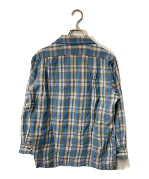 PENDLETON（ペンドルトン）PENDLETON (ペンドルトン) ボードシャツ / ウールチェックシャツ ブルー×グレー サイズ:Ｍの古着・服飾アイテム